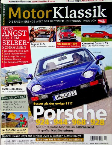 Deckblatt Motor Klassik (10/2012)